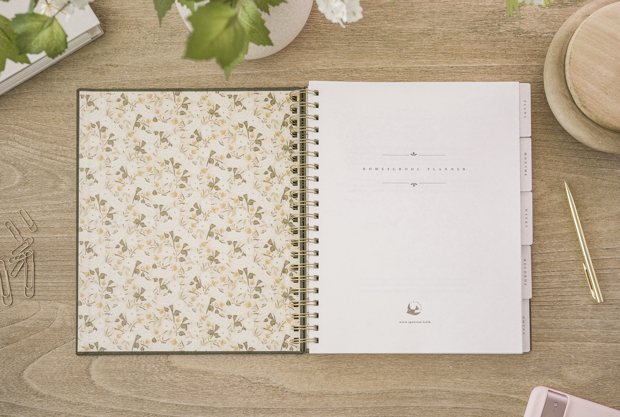 Sparrow Homeschool Planner - Moss