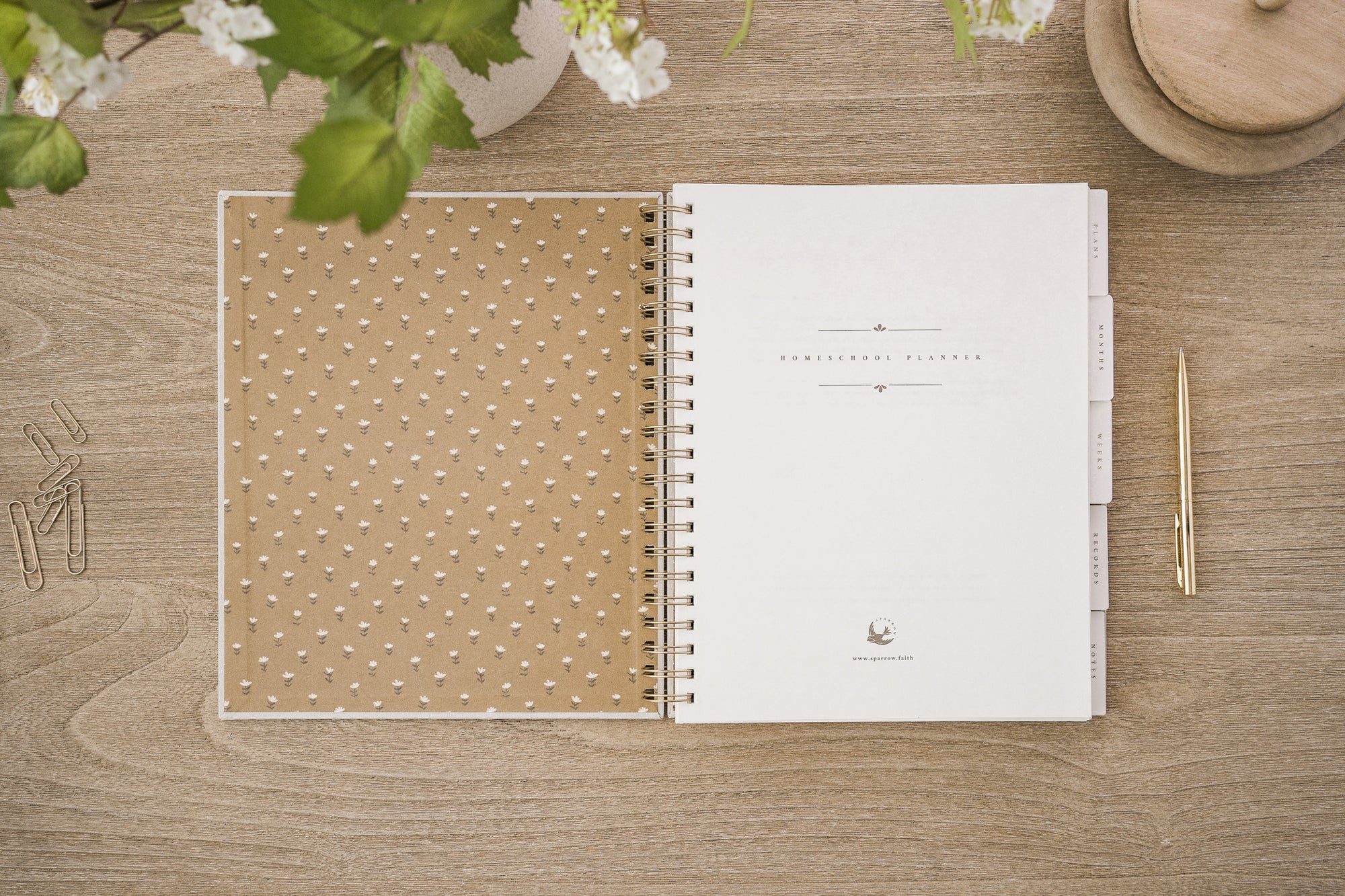 Sparrow Homeschool Planner - Oat