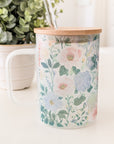 Floral Frosted Cup