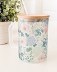 Floral Frosted Cup